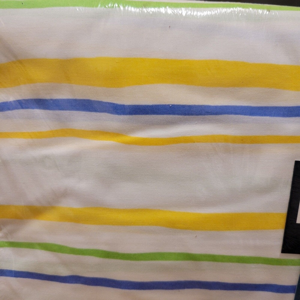 Vintage Dan River Non Iron Percale Striped Twin Bottom Fitted‎ Sheet Extra Deep - Picture 5 of 5